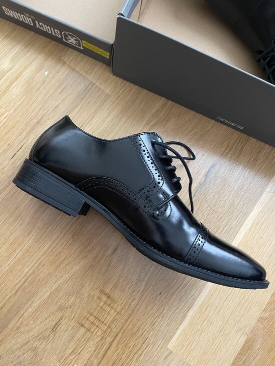 Stacey Adams Mens Cap Toe Oxford Dress Shoes Black 7.5M main image 9